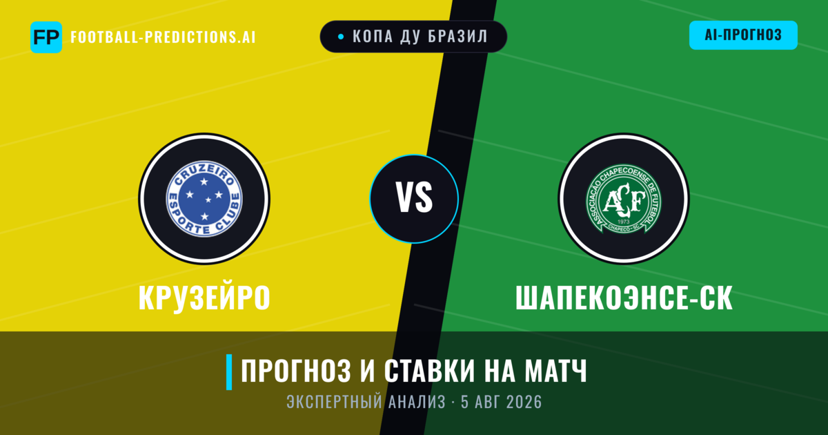 Крузейро – Шапекоэнсе-ск — прогноз и превью матча