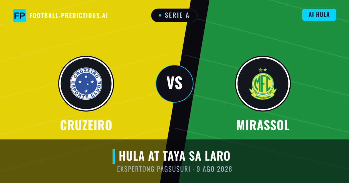 Cruzeiro vs Mirassol — hula at preview ng laban