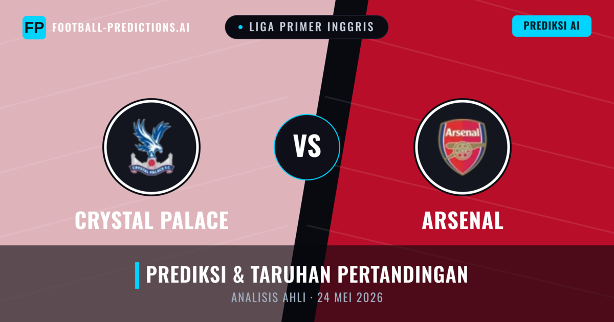 Crystal Palace vs Arsenal — prediksi dan pratinjau pertandingan