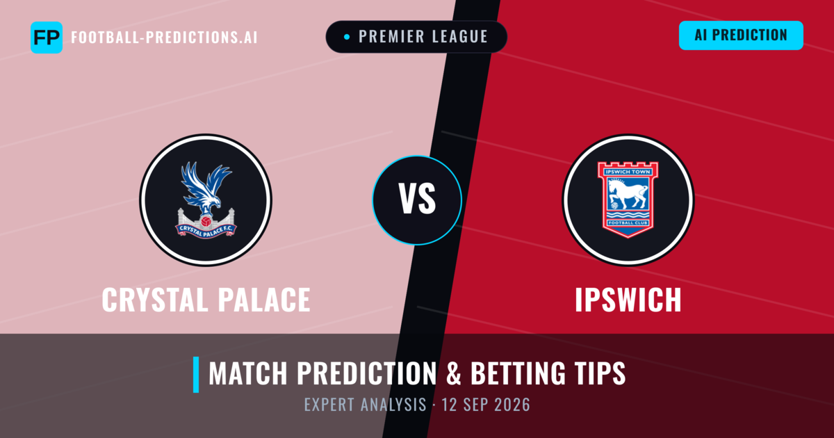 Crystal Palace vs Ipswich — match prediction & preview