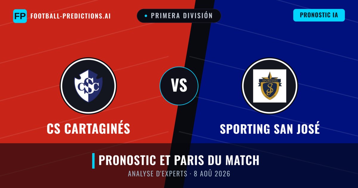 CS Cartaginés vs Sporting San José — pronostic et avant-match