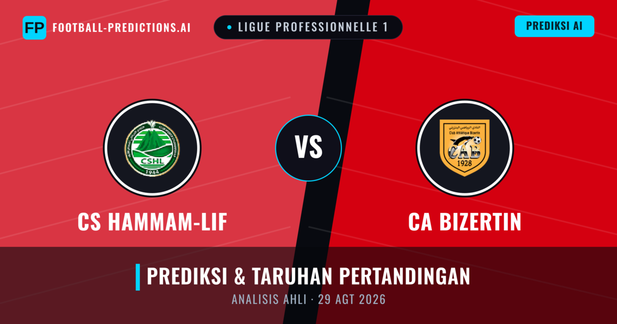 CS Hammam-Lif vs CA Bizerte — prediksi dan pratinjau pertandingan