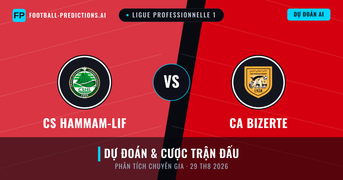 CS Hammam-Lif vs CA Bizerte — dự đoán và xem trước trận đấu