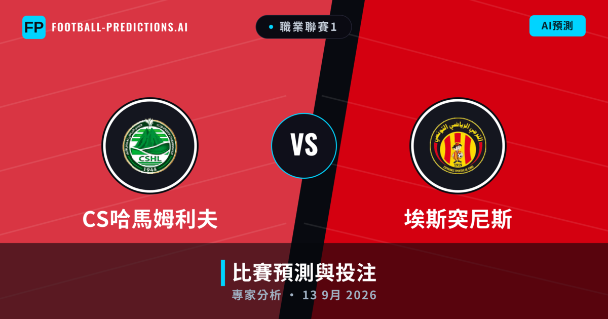 CS哈馬姆利夫 vs 埃斯突尼斯 — 比赛预测和前瞻