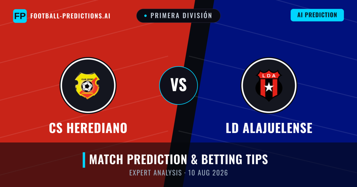 CS Herediano vs LD Alajuelense — match prediction & preview
