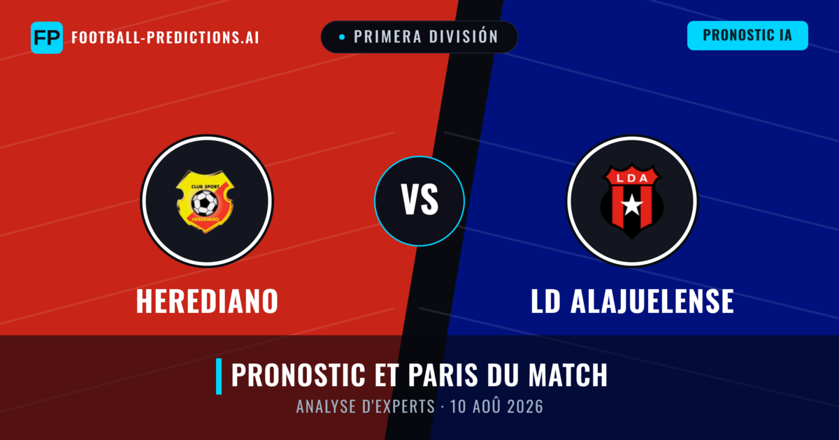 Herediano vs LD Alajuelense — pronostic et avant-match