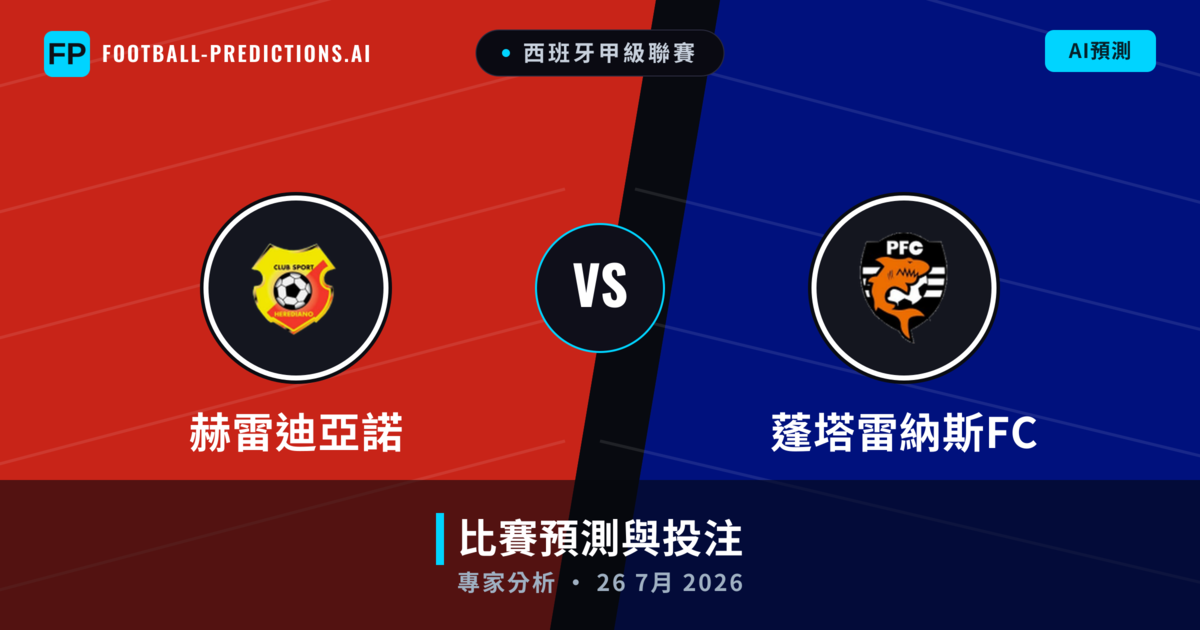 赫雷迪亞諾 vs 蓬塔雷納斯FC — 比赛预测和前瞻
