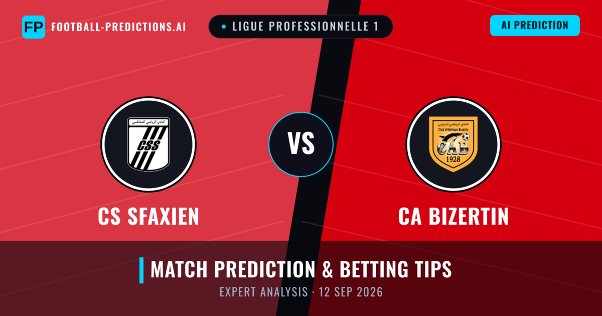 CS Sfaxien vs CA Bizertin — match prediction & preview