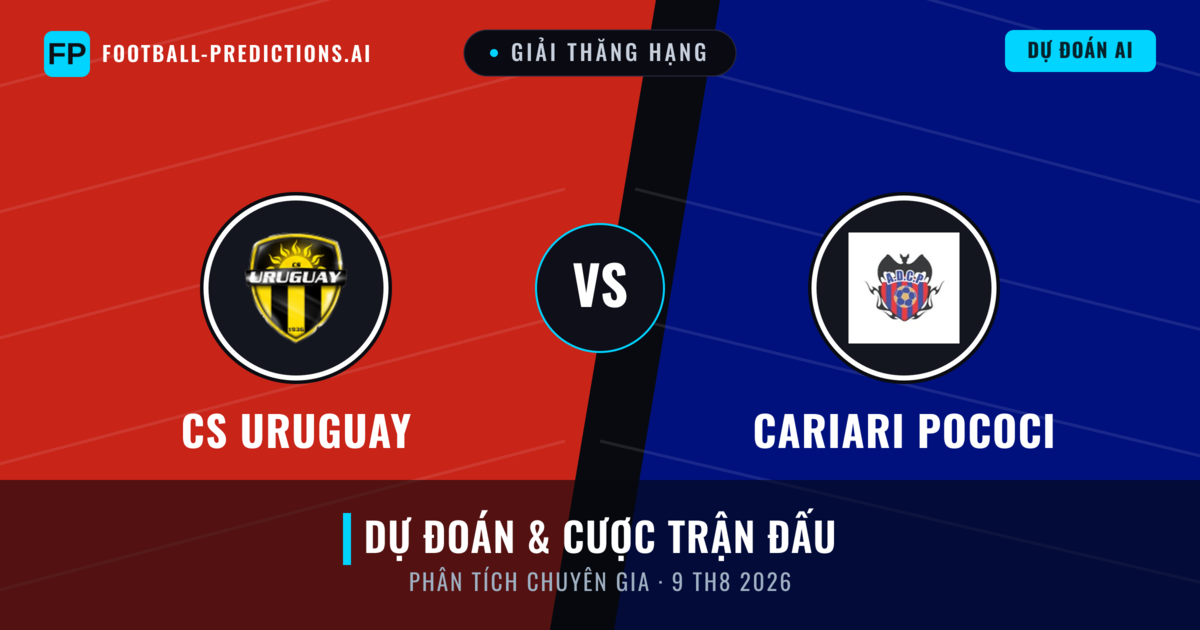 CS Uruguay vs Cariari Pococi — dự đoán và xem trước trận đấu