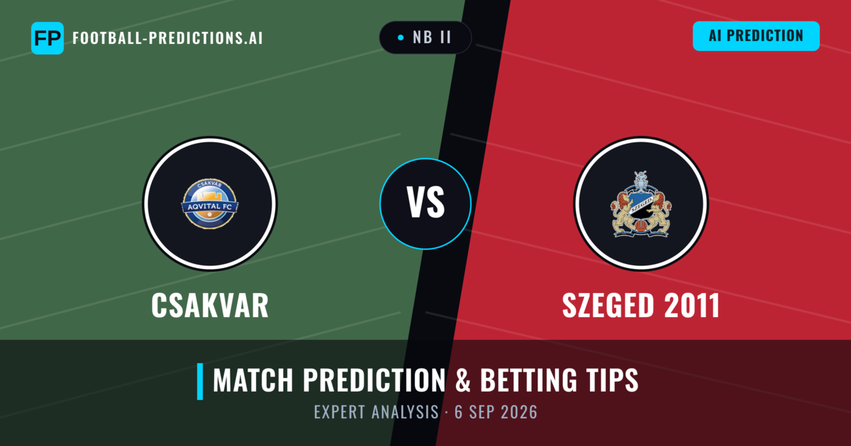 Csakvar vs Szeged 2011 — match prediction & preview