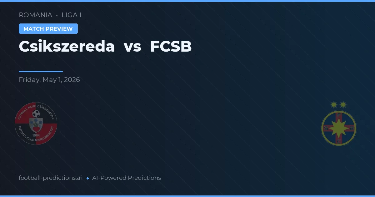 Csikszereda vs FCSB preview