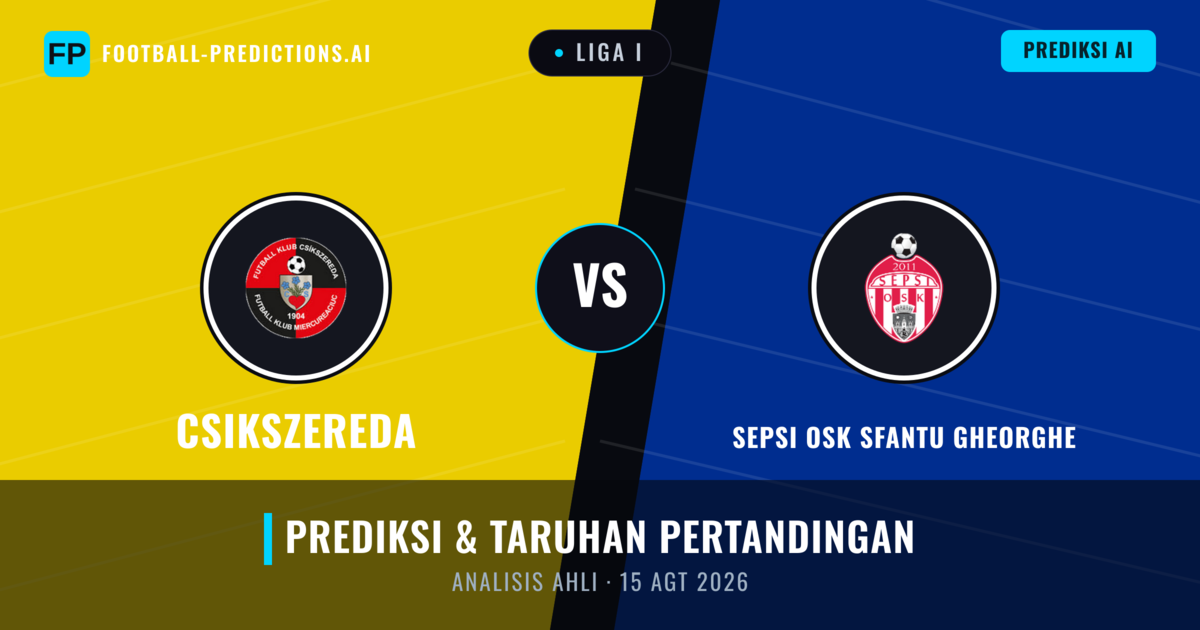 Csikszereda vs Sepsi OSK Sfântu Gheorghe — prediksi dan pratinjau pertandingan