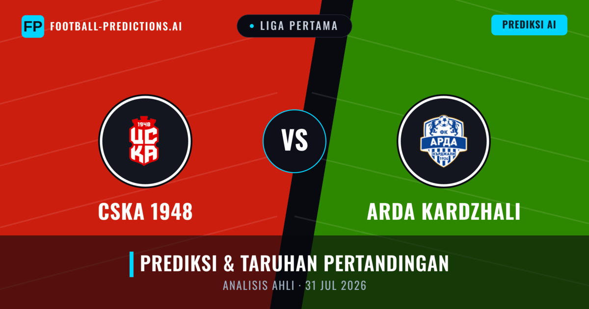 CSKA 1948 vs Arda Krdzhali — prediksi dan pratinjau pertandingan