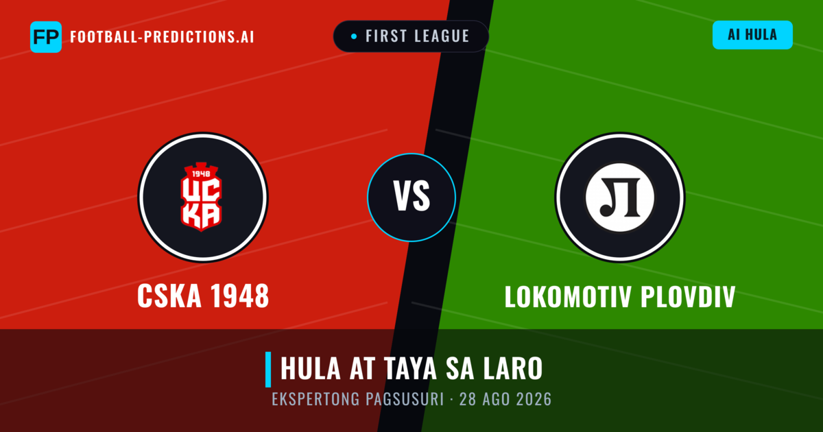 CSKA 1948 vs Lokomotiv Plovdiv — hula at preview ng laban