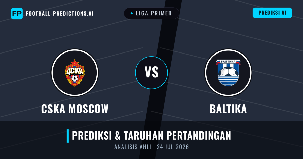 CSKA Moskwa vs Baltika — prediksi dan pratinjau pertandingan