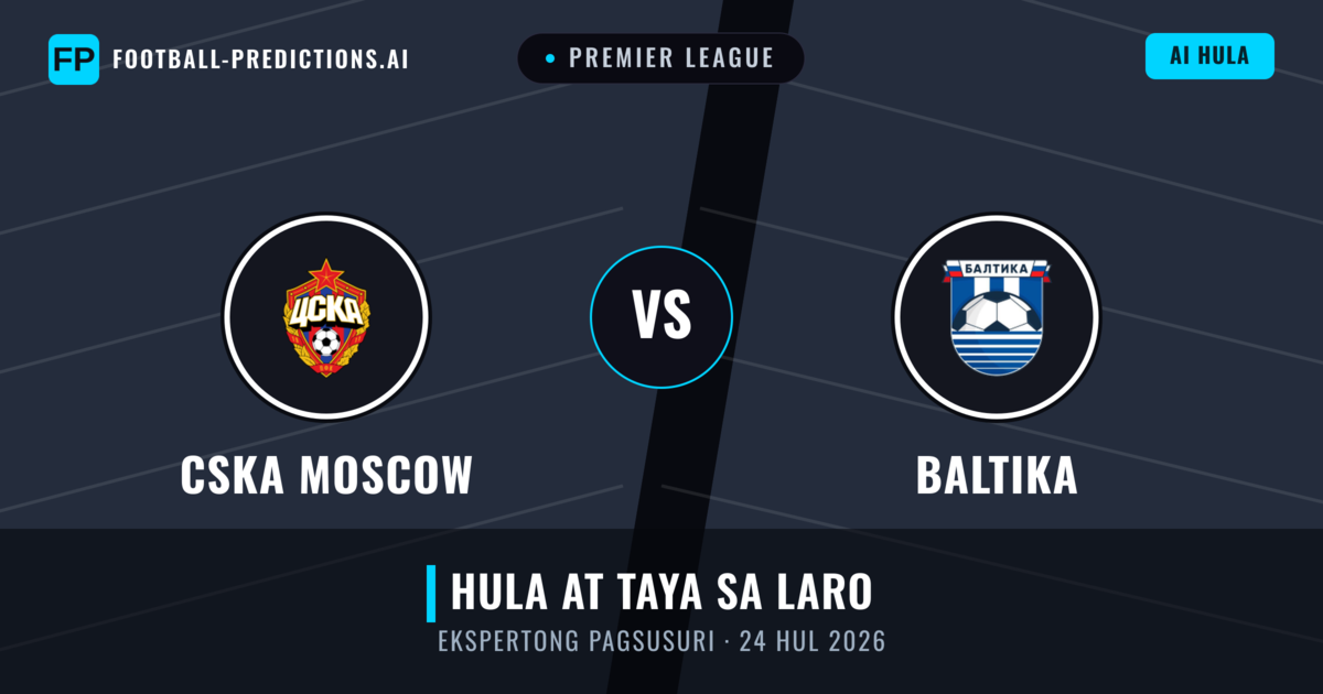 CSKA Moscow vs Baltika — hula at preview ng laban