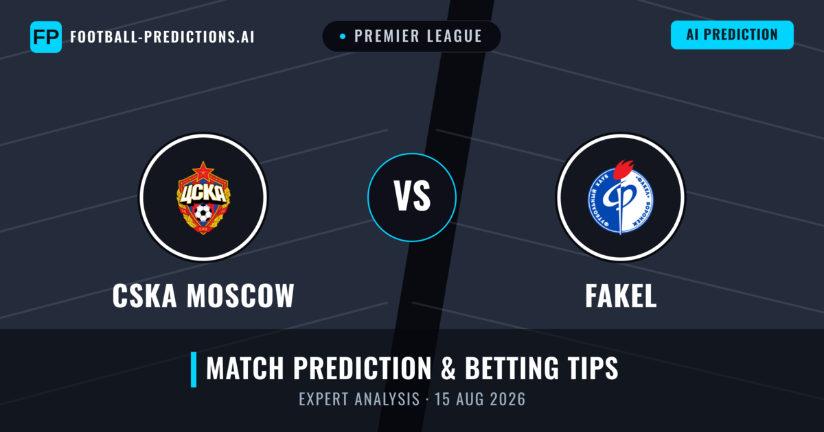CSKA Moscow vs Fakel — match prediction & preview