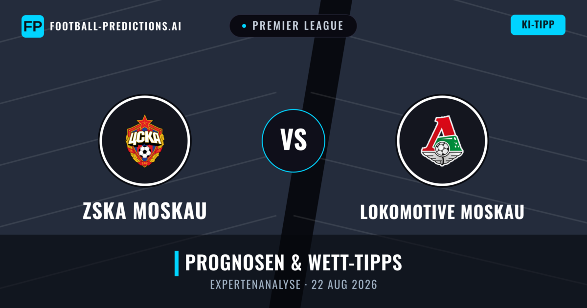 ZSKA Moskau vs Lokomotive Moskau — Prognose und Spielvorschau