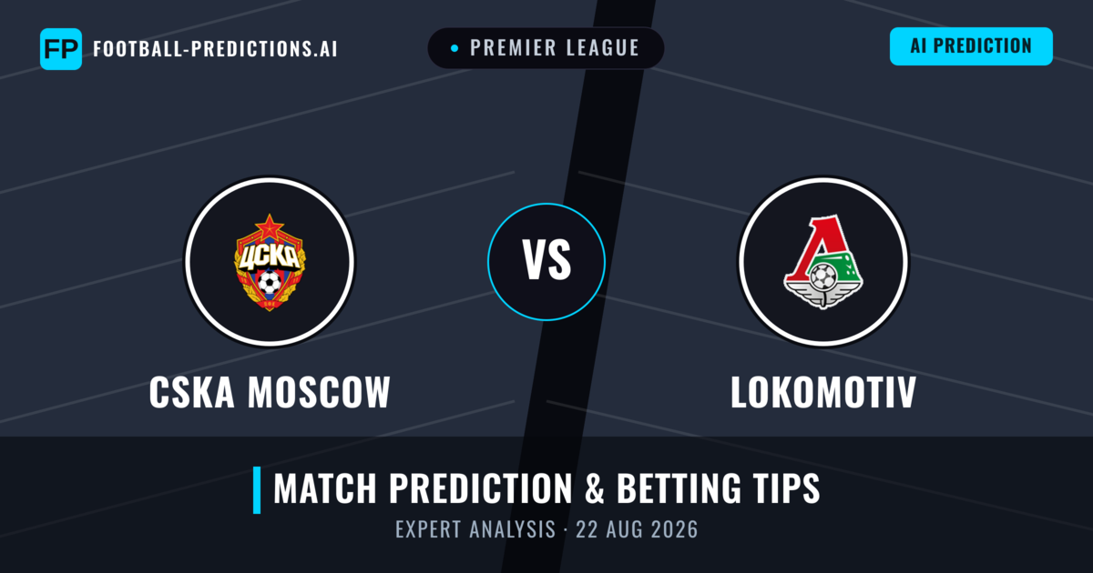 CSKA Moscow vs Lokomotiv — match prediction & preview