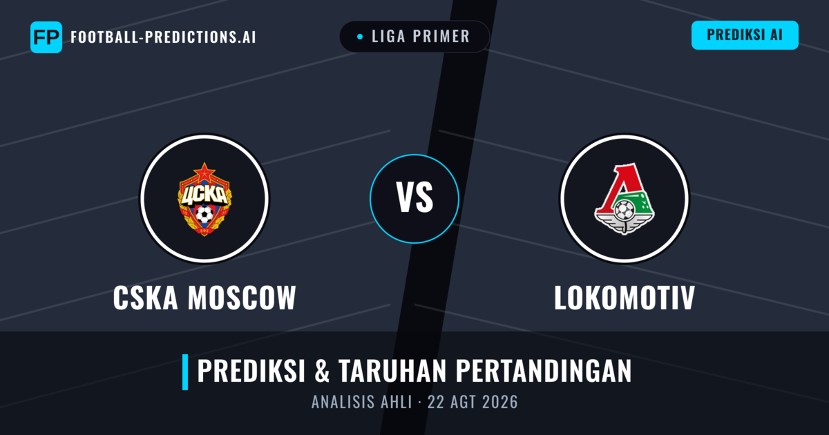 CSKA Moskwa vs Lokomotiv — prediksi dan pratinjau pertandingan