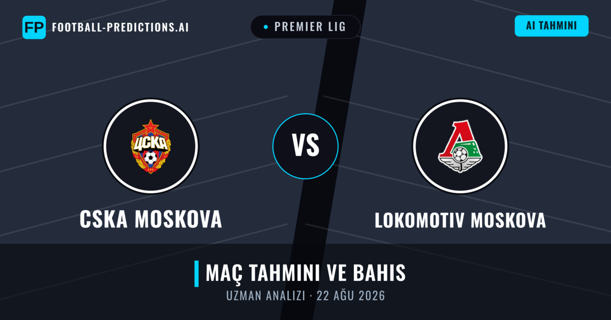 CSKA Moskova - Lokomotiv Moskova — maç tahmini ve önizleme