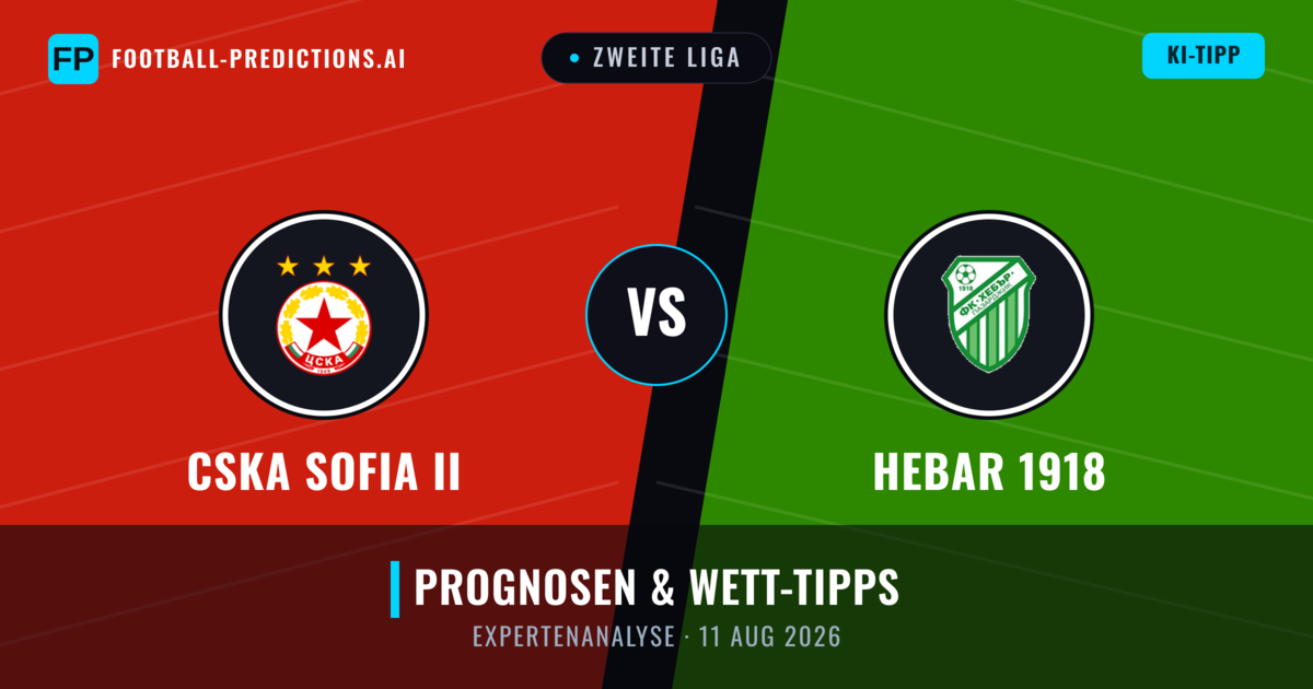 CSKA Sofia II vs Hebar 1918 — Prognose und Spielvorschau
