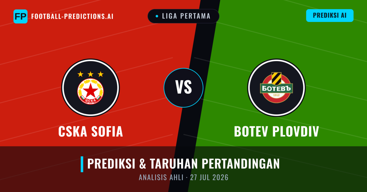 CSKA Sofia vs Botev Plovdiv — prediksi dan pratinjau pertandingan