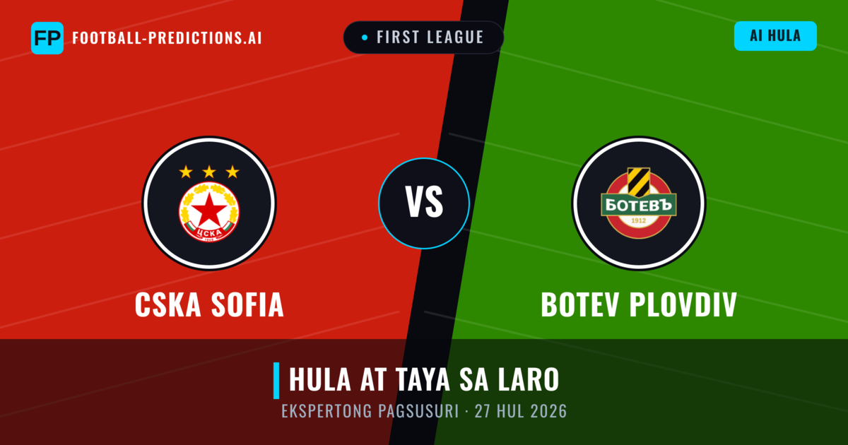 CSKA Sofia vs Botev Plovdiv — hula at preview ng laban