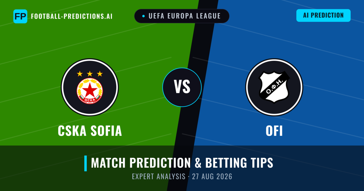 CSKA Sofia vs OFI — match prediction & preview