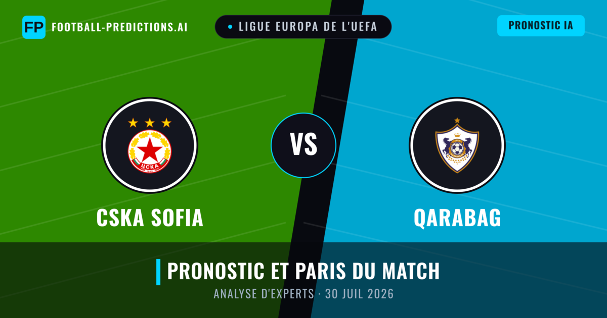 CSKA Sofia vs Qarabag — pronostic et avant-match