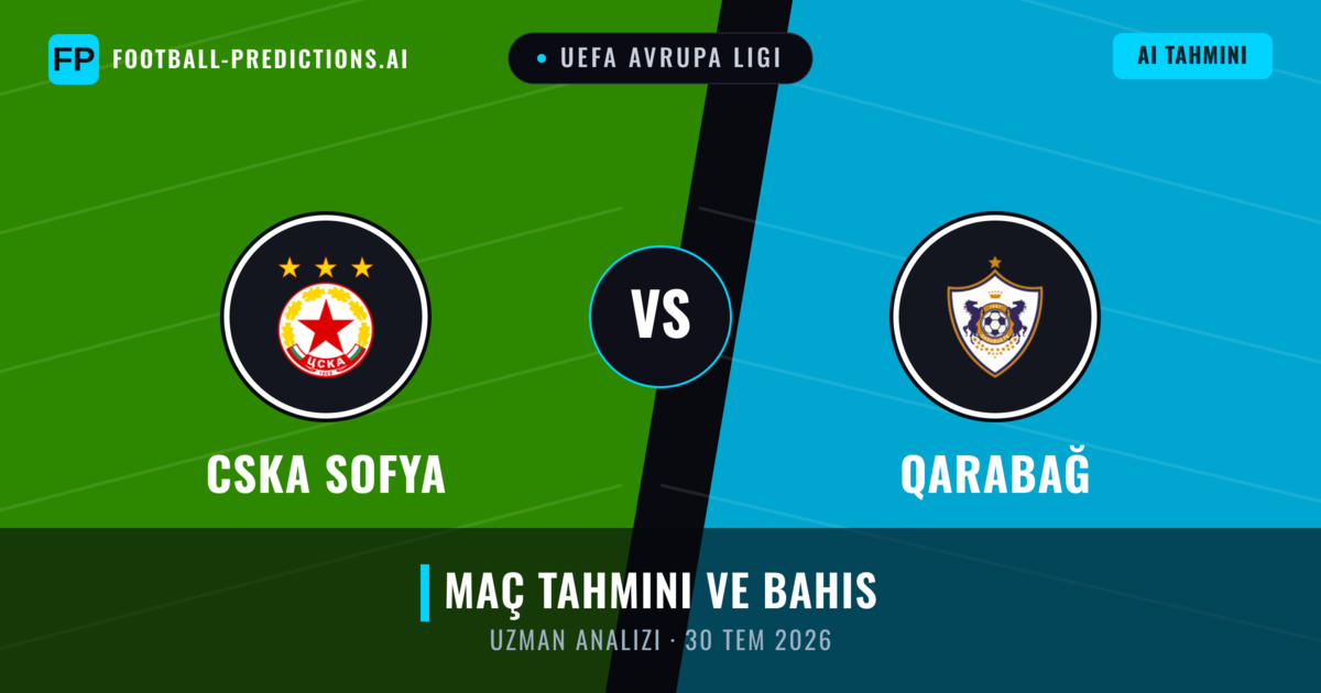 CSKA Sofya - Qarabağ — maç tahmini ve önizleme