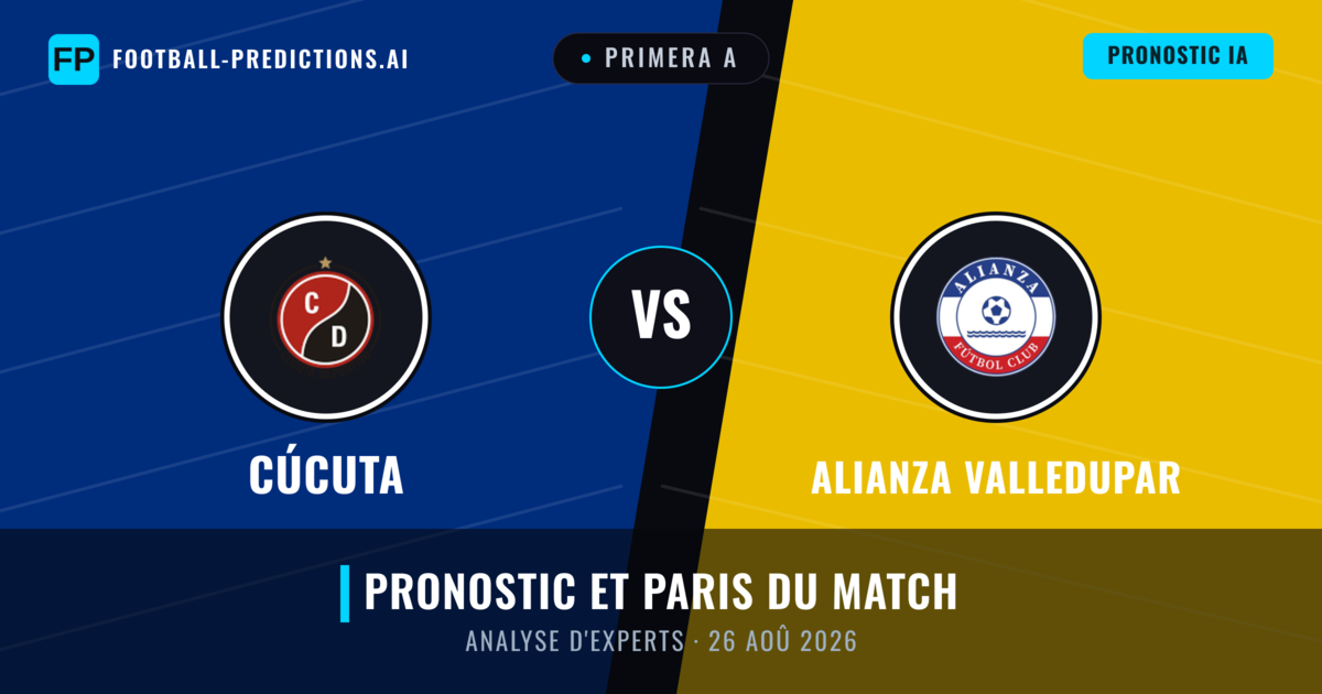 Cúcuta vs Alianza Valledupar — pronostic et avant-match