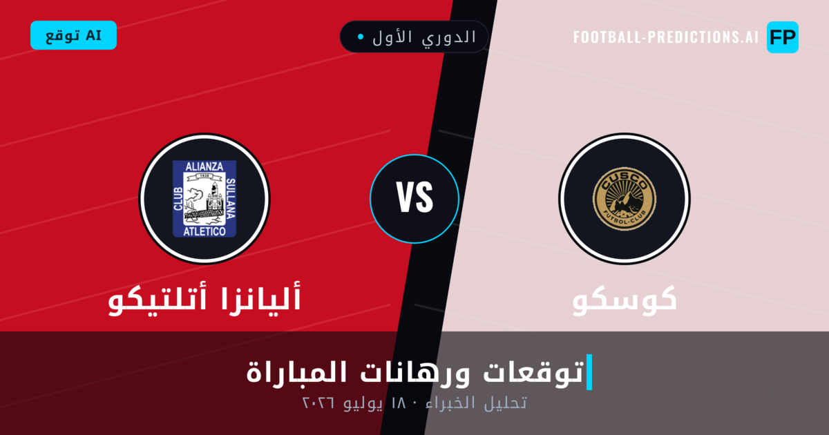 كوسكو ضد أليانزا أتلتيكو — توقعات ومعاينة المباراة