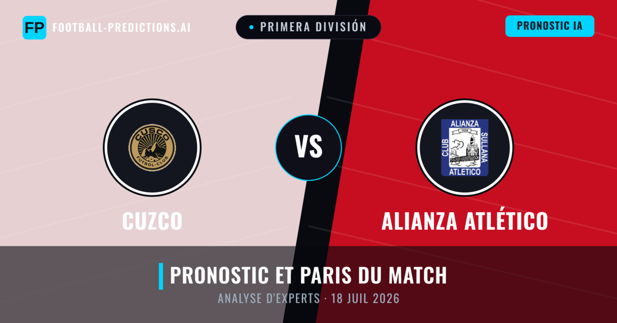Cuzco vs Alianza Atlético — pronostic et avant-match