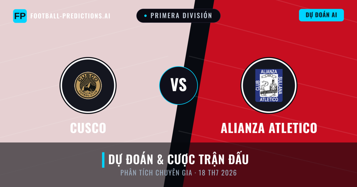 Cusco vs Alianza Atletico — dự đoán và xem trước trận đấu