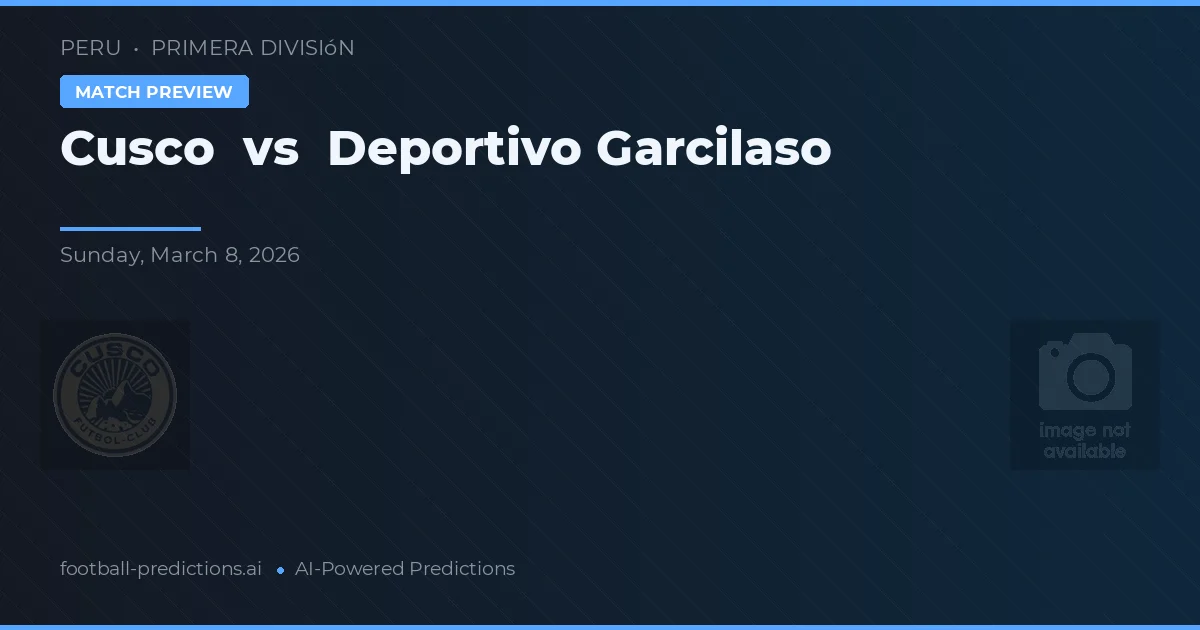 Cusco vs Deportivo Garcilaso — prediksi dan pratinjau pertandingan