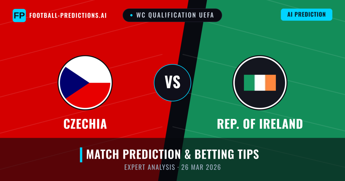 Czechia vs Rep. Of Ireland — match prediction & preview