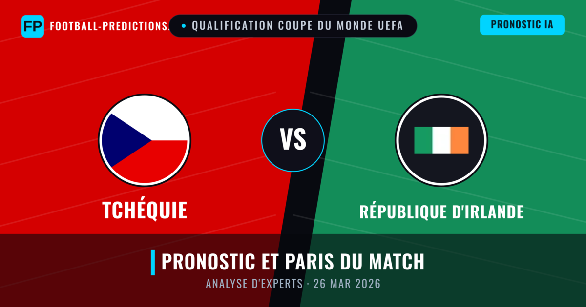 Tchéquie vs République d'Irlande — pronostic et avant-match
