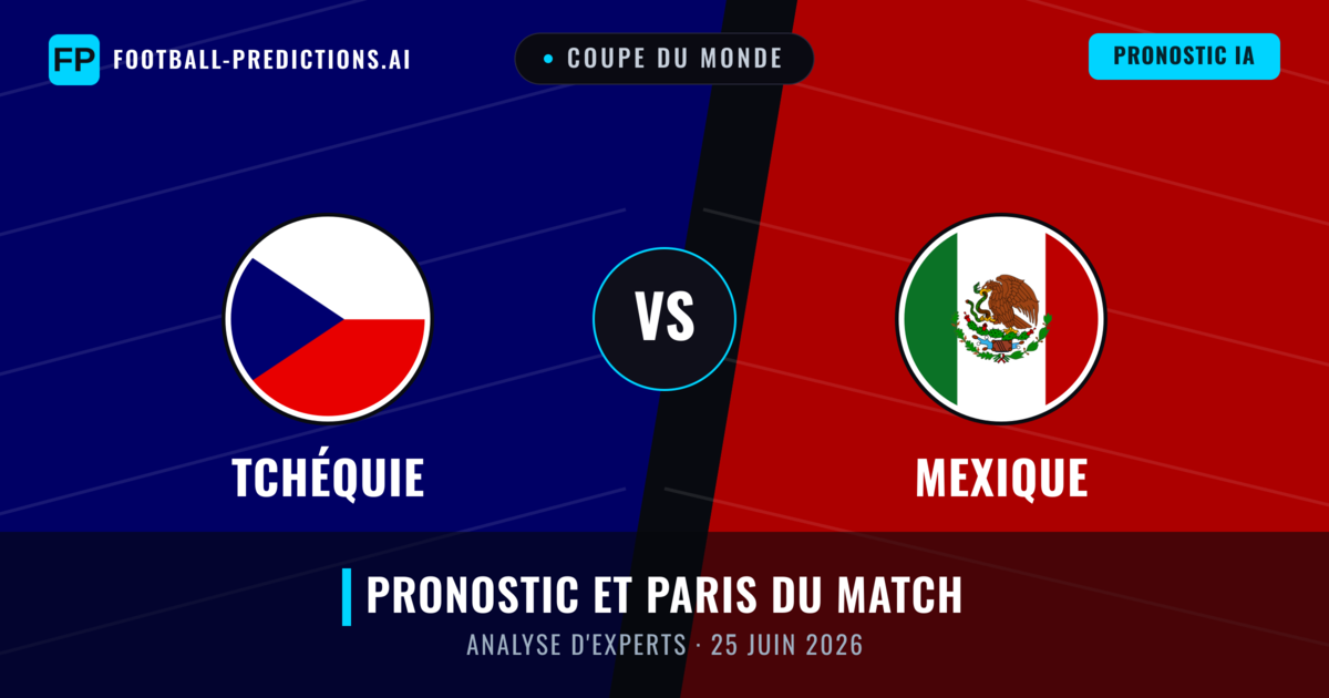 Tchéquie vs Mexique — pronostic et avant-match