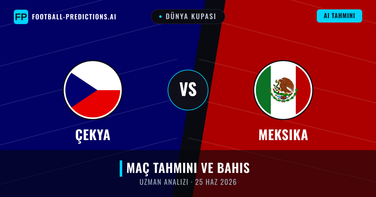 Çekya - Meksika — maç tahmini ve önizleme