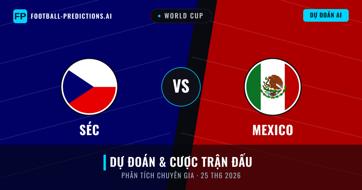Séc vs Mexico — dự đoán và xem trước trận đấu