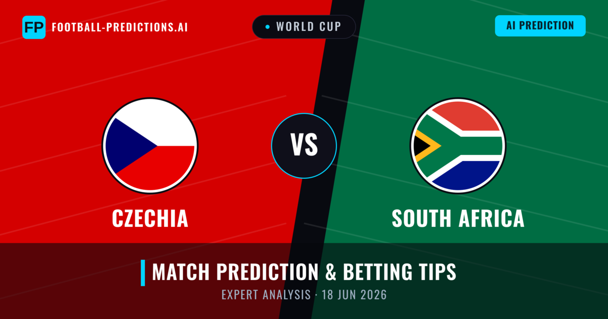 Czechia vs South Africa — match prediction & preview