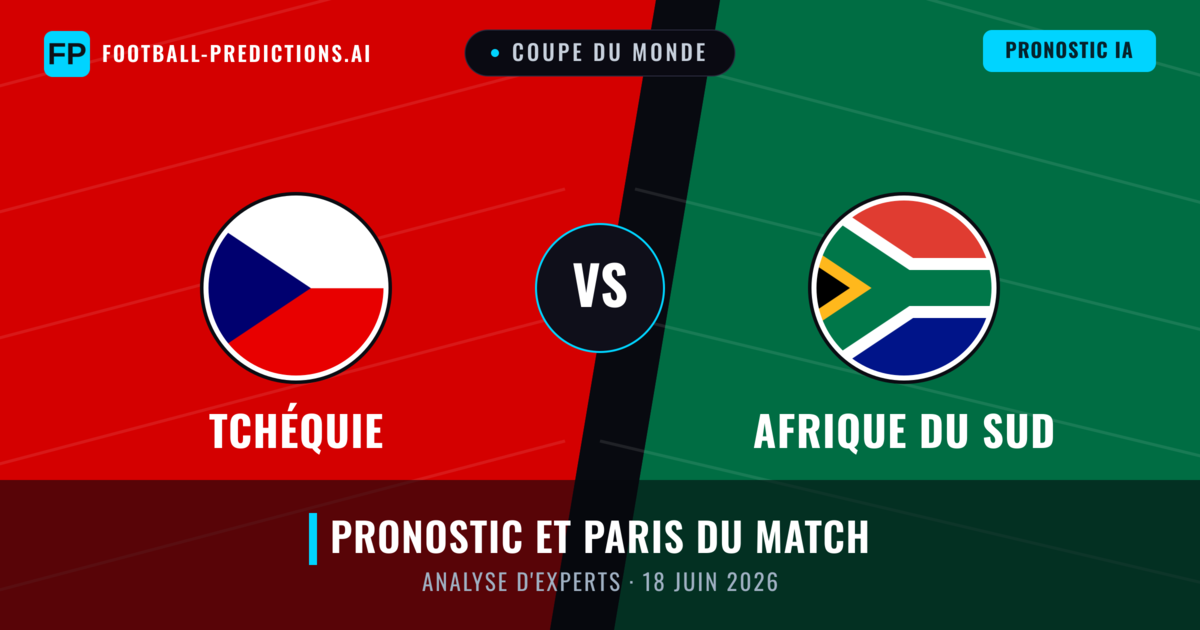 Tchéquie vs Afrique du Sud — pronostic et avant-match