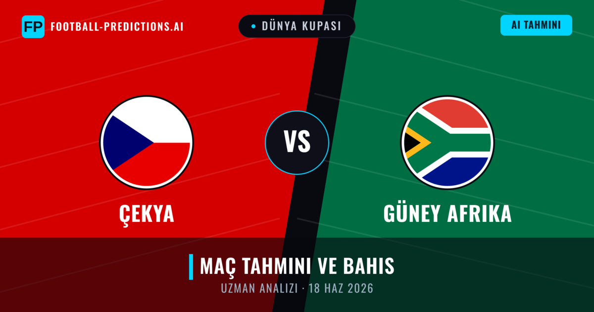 Çekya - Güney Afrika — maç tahmini ve önizleme
