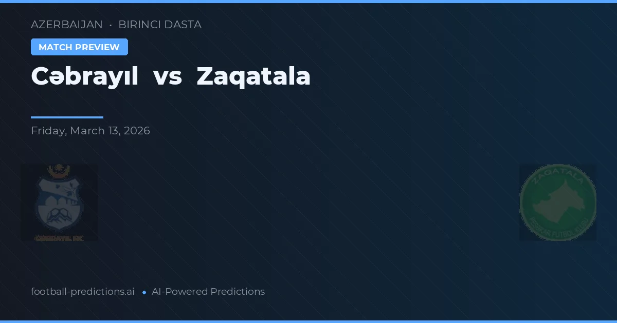 Cəbrayıl vs Zaqatala — hula at preview ng laban