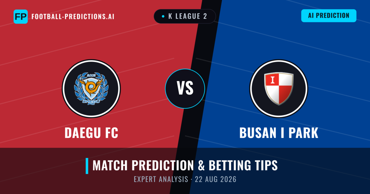 Daegu FC vs Busan I Park — match prediction & preview