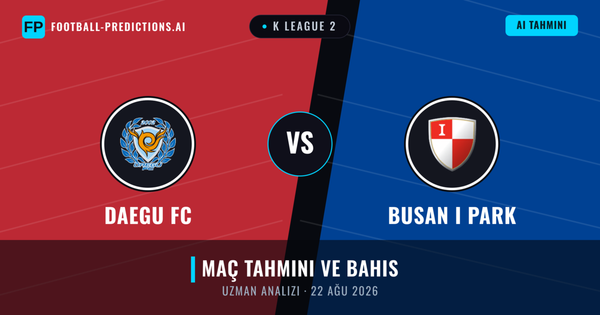 Daegu FC - Busan I Park — maç tahmini ve önizleme