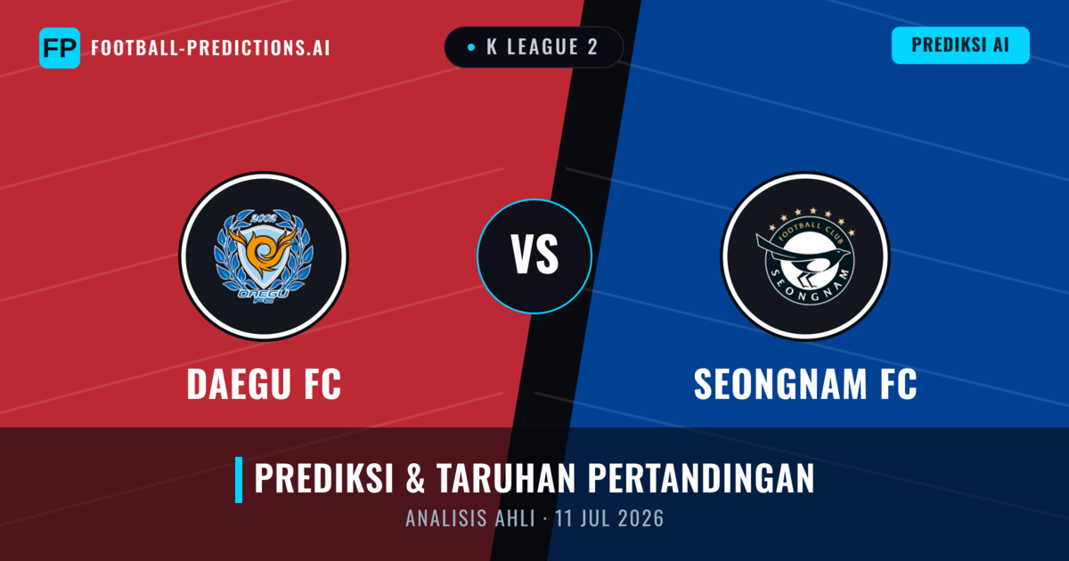 Daegu FC vs Seongnam FC — prediksi dan pratinjau pertandingan