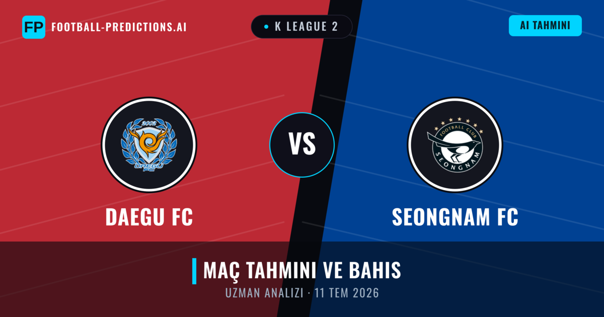 Daegu FC - Seongnam FC — maç tahmini ve önizleme