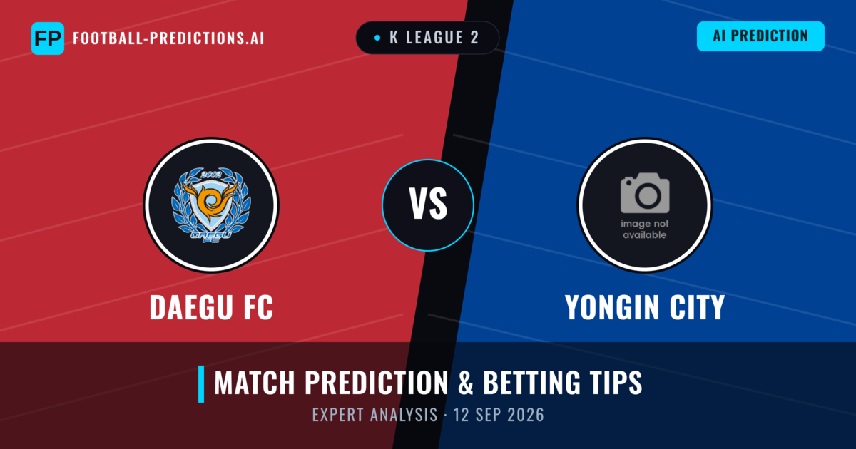Daegu FC vs Yongin City — match prediction & preview